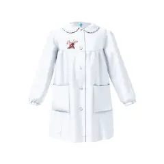 Grembiule Bambina Scuola 4064 Bianco 11 Anni