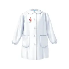 Grembiule Bambina Scuola 4066 Bianco 7 Anni