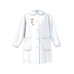 Grembiule Bambina Scuola 4068 Bianco 12 Anni