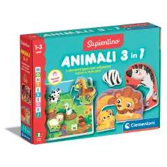 Sapientino Montessori - Animali 3 In 1