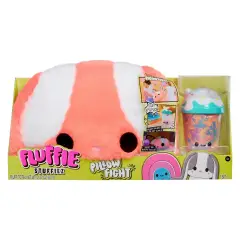 Fluffie Stuffiez Pillow Fight- Cuscino in peluche Bunny