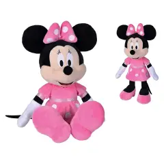 Peluche Minnie Abito Fucsia Cm.43