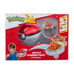 Pokemon Trottola Personaggio Charmander e Poke Ball Lanciatore