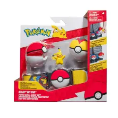 Pokémon Poké Ball Set Cintura - Poké Ball, Level Ball e Pikachu