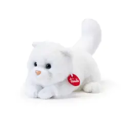 Peluche Trudi Gattino Brad Bianco Taglia S