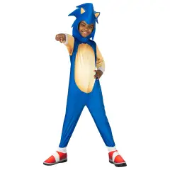 Costume Sonic Hedgehog Classico per Bambini - Taglia S - 7/8 anni