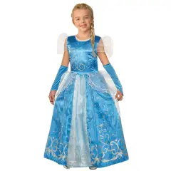 Costume Principessa delle Nevi per Bambine - Taglia S - 7/8 Anni