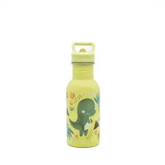 Borraccia In Acciaio Inox Da 500 Ml - Dinosauro Cracky