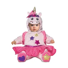 Costume Tenero Unicorno Superbaby - Taglia 3/6 Mesi