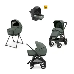 Aptica XT System Quattro Taiga Green con Seggiolino Darwin e Telaio