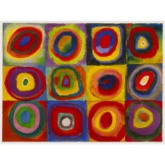 Puzzle 1500 Pezzi Art Kandinsky: Studio sul Colore