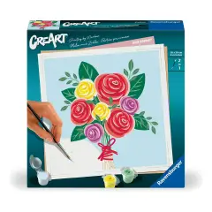 Ravensburger CreArt – Bouquet di Rose | Dipingi con i Numeri
