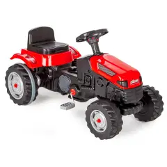 Trattore a Pedali Active in Plastica, Sicuro e Divertente, Rosso