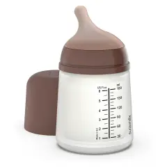 Biberon Zero Zero Silicone Anticolica Flusso Lento (S) 180 ml Deep