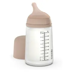 Biberon Zero Zero con Tettarella In Silicone Anticolica Flusso Medio 270 ml Medium