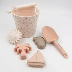 Bamboom Set Spiaggia Morbido Secchiello Con Accesori Tulips
