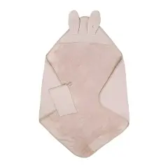 Asciugamano Neonato Waffle Vintage Pink Bamboom