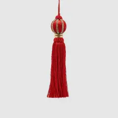 Nappa Natalizia Gemma Meridiana 27cm Rossa EDG Decorazione Elegante