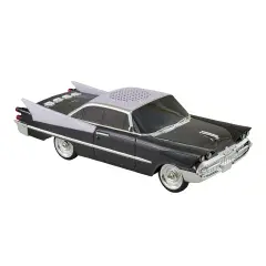 Speaker Bluetooth Auto Americana Nera Vintage con Radio FM