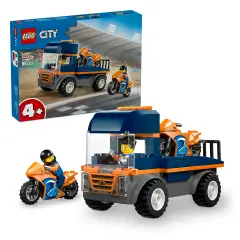 LEGO City Trasportatore di Moto 60491 con Camion e 2 Moto 4+