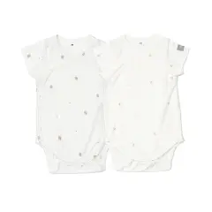 Body Maniche Corte Print Bee's/Squirrel - Taglia 0-1 Mese- 2 Pezzi