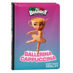 Skifidol Italian Brainrot Diario Datato 12 Mesi Standard Ballerina