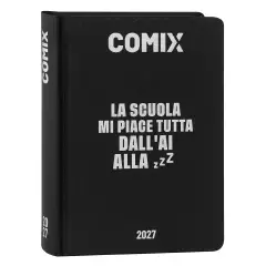 Comix Diario Agenda 16 Mesi Standard Black&silver