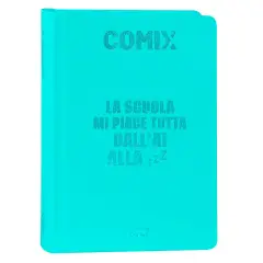 Comix Diario Agenda 16 Mesi Standard Turchese