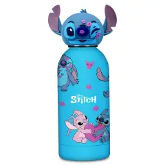 Borraccia Stitch 350ml Inox con Tappo Sagomato