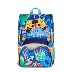 Zaino Scuola SJ Gang Joyful Pins Boy Sdoppiabile Big 24 Litri