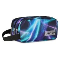 Astuccio 3 Zip Seven Freethink Girl Royal Violet