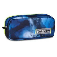Portapenne Doppio Seven Blu Fusion Organizer