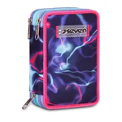 Astuccio 3 Zip Seven Electricvibe Girl 45pz