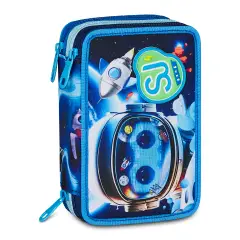 Astuccio Sj Gang Space Led Boy 3 Zip 45 Pezzi