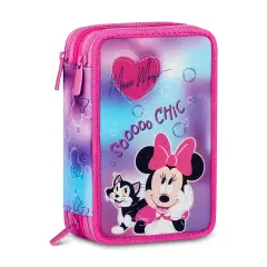 Astuccio Minnie Chic Touch 3 Zip 44 Pezzi
