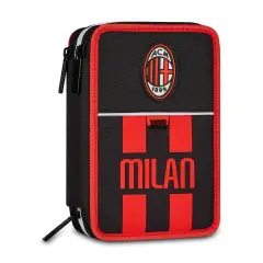 Astuccio 3 Zip Milan Est.1899 Completo 45 Pezzi