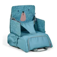 Seggiolone Da Viaggio Portatile Verde Convertibile a Zaino Orso Verde