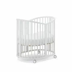 Lettino Evolutivo Forever 4 in 1 Culla Montessori Bianco-Naturale Erbesi
