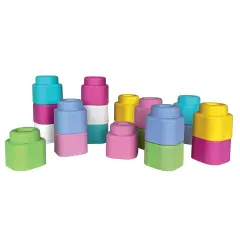 Costruzioni Soft Clemmy - Sacca 20 Mattoncini Rosa