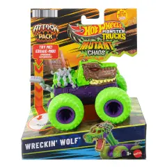 Hot Wheels Monster Trucks Attack Wreckin Wolf JML00