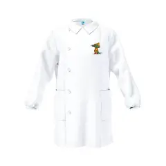 Grembiule Bambino Asilo Coccodrillo Bianco 3 Anni