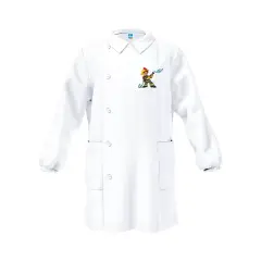 Grembiule Bambino Asilo Pompiere Bianco 5 Anni
