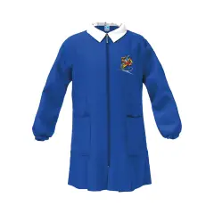 Grembiule Bambino Scuola Zip Game Blu 9 Anni