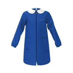 Grembiule Bambina Scuola Zip Be yourself Blu 8 Anni