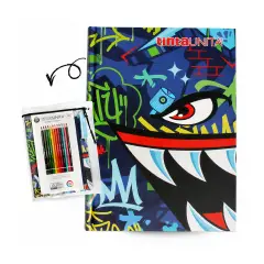 Tinta Unita Young Diario 10 Mesi Con Cover E Accessori Squalo