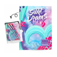 Tinta Unita Young Girl Diario 12 Mesi Con Cover E Accessori Sirene