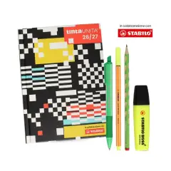 Tinta Unita Stabilo Diario 12 Mesi Con Bustina Accessori  Pixel