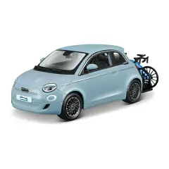 Auto 1:24 Fiato 500E Con Biciclette